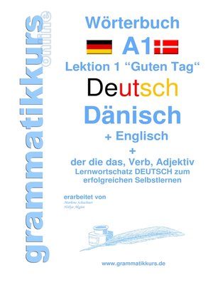 cover image of Wörterbuch Deutsch--Dänisch--Englisch Niveau A1